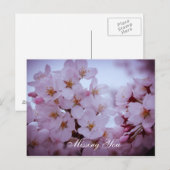 Vous manquant sur la carte postale de fleurs de ce (Devant / Derrière)