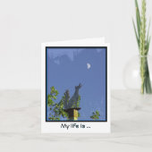 Vous manquer--Hurlement au carte pour notes de (Devant)