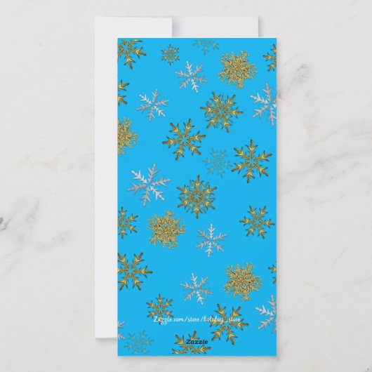 Vous manquez à Noël Carte photo vertical (Dos)