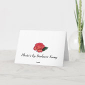 Vous manquez... carte de voeux (Dos)