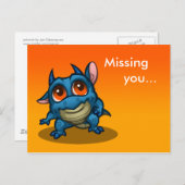 "Vous manquez..." Carte postale Proo Dragon (Devant / Derrière)