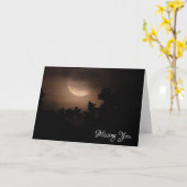 Vous manquez Pleine lune sur une belle carte de nu (Fleur jaune)