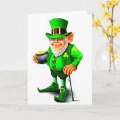 VOUS MANQUEZ SUR ST. Carte PATRICK'S DAY (Fleur jaune)