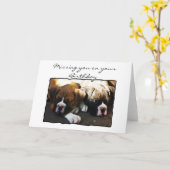 Vous manquez sur votre carte de voeux pour anniver (Fleur jaune)