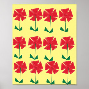 Vous manquez tellement de fleurs amusantes poster