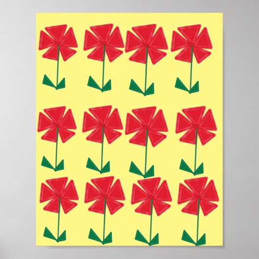 Vous manquez tellement de fleurs amusantes poster (Devant)