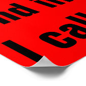 vous m'appelez une affiche anarchiste (Coin)