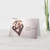 **VOUS MARIEZ "MOI" (JE VOUS AIME) CARTE (Devant)