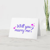 **VOUS MARIEZ "MOI" (JE VOUS AIME) CARTE (Devant)