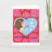 Vous M'Avez Blessé La Carte Valentine (Devant)