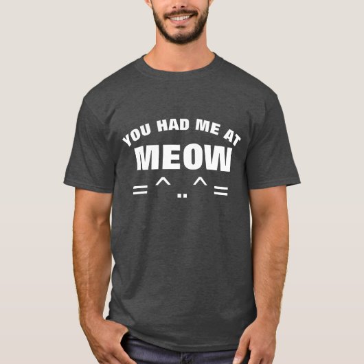 VOUS M'AVEZ EU À MEOW CAT T-Shirts (Devant)