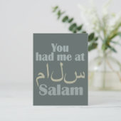 Vous m'avez eu à Salam carte postale (Debout devant)