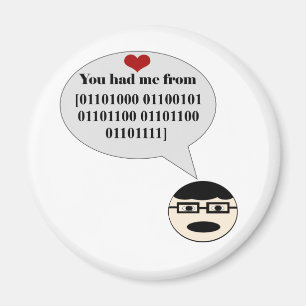 Vous M'Avez Eu De Hello Binary Magnet