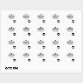 Vous M'Avez Eu Des Stickers Binary Hello (Feuille)