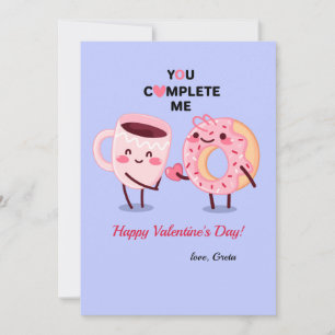 Vous me complétez la carte Saint Valentin