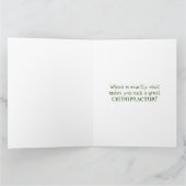 Vous Me Crackez ! Oeufs fissurés : Carte Chiroprac (Intérieur)