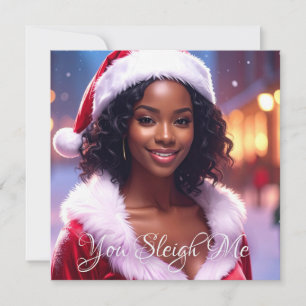 VOUS ME DORMIR - Carte de voeux de Noël pliée