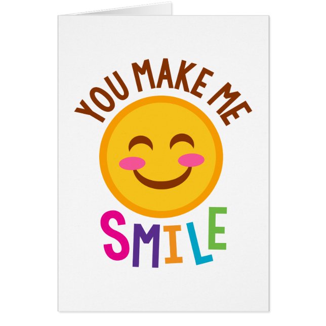 Vous me faites le sourire Emoji (Devant)