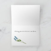 Vous me manquez Carte Chapeau Rose (Intérieur)