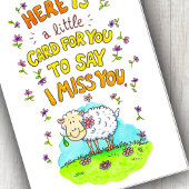 Vous me manquez Carte de voeux