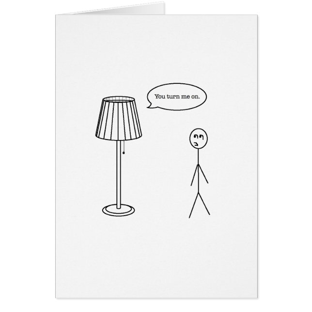 Vous me tournez sur la carte d'humour (Devant)