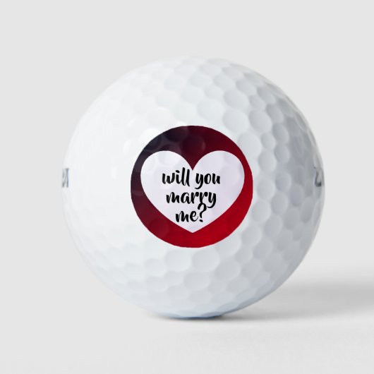 vous m'épouserez ? des balles de golf par dalDesig (Devant)