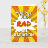 Vous mettez le Rad dans la carte de radiation (Fleur jaune)