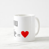 Vous + Moi = Amour Mug (Devant droit)