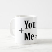 Vous + Moi = Amour Mug (Devant gauche)