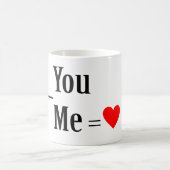 Vous + Moi = Amour Mug (Centre)