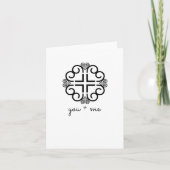 Vous + Moi | Carte inspirée Hmong (Devant)