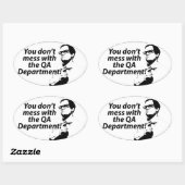 Vous n'avez pas de problème avec le Sticker ovale (Feuille)