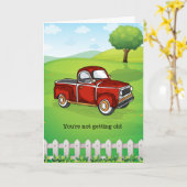 Vous ne devenez pas plus vieux drôle homme carte d (Fleur jaune)