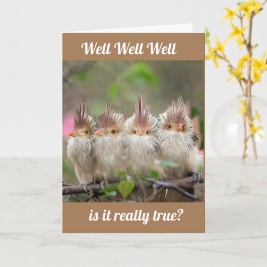 VOUS NE FAITES PAS UN JOUR APRÈS "49" CARTE D'ANNI (Fleur jaune)