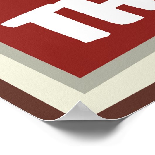 Vous ne mangez pas de glucides ? Affiche (Coin)