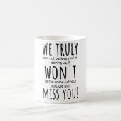 vous ne manquerez pas yoU Postcard Coffee Mug (Centre)