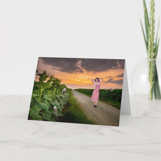 Vous ne marcherez jamais seule Carte d'Halloween (Devant)