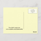 vous ne me faites pas peur Carte postale (Dos)