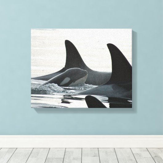 Vous ne nagerez jamais seul toile enveloppée (Insitu (Plancher de Bois))