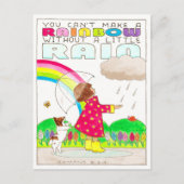 Vous ne pouvez pas créer une carte postale Rainbow (Devant)