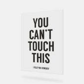 Vous ne pouvez pas toucher ceci (Angle)