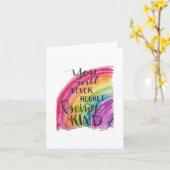 Vous ne regretterez jamais d'être une carte type (Fleur jaune)