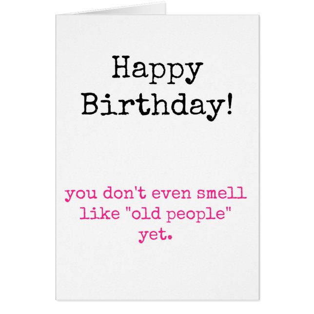 Vous ne sentez pas vieux (Devant)