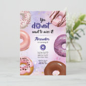 Vous ne voulez pas lui manquer Invitation de fête  (Debout devant)