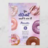 Vous ne voulez pas lui manquer Invitation de fête  (Devant / Derrière)