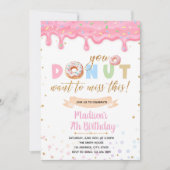 Vous ne voulez pas rater cette invitation d'annive (Devant)