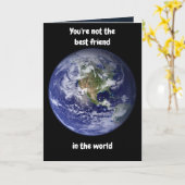 Vous n'êtes pas le meilleur ami. Carte (Fleur jaune)