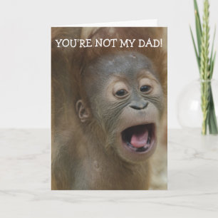 Vous n'êtes pas ma carte de Fête des pères papa