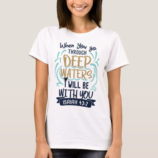 Vous n'êtes pas seul Dieu Faith Hope Tshirt Budget (Devant)