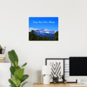 Vous n'êtes pas seul poster (Bureau à domicile)